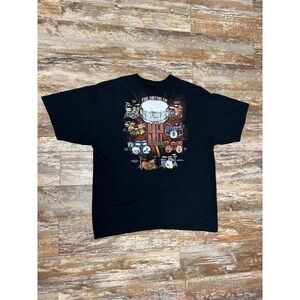 Vintage Y2K The Drums Of Rock N Roll T-Shirt Size XXL Rock Bands Music